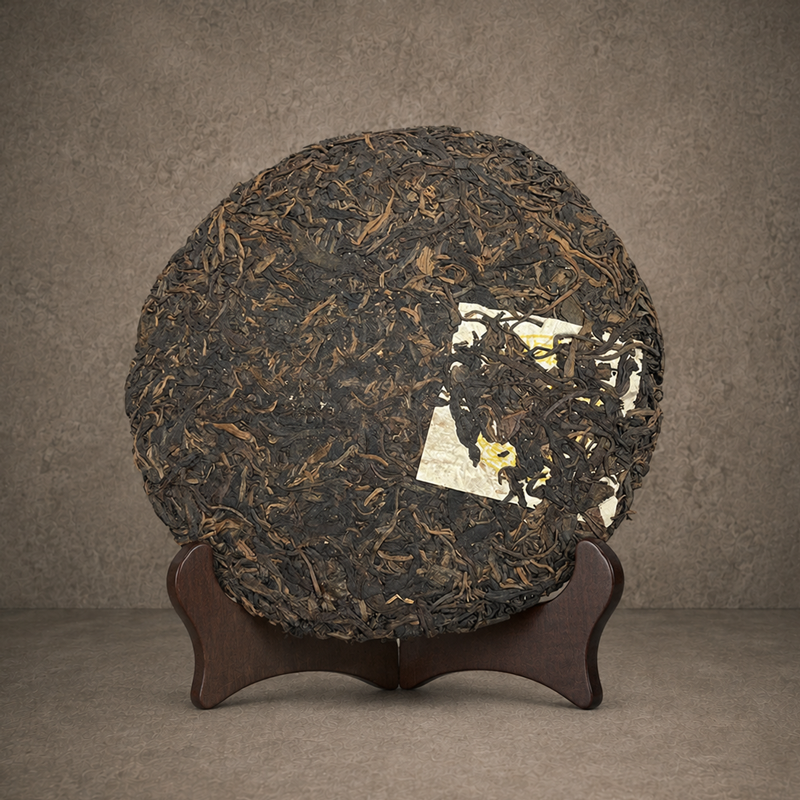 1980年末 中茶黃印青餅(俗稱:韓倉黃印)
